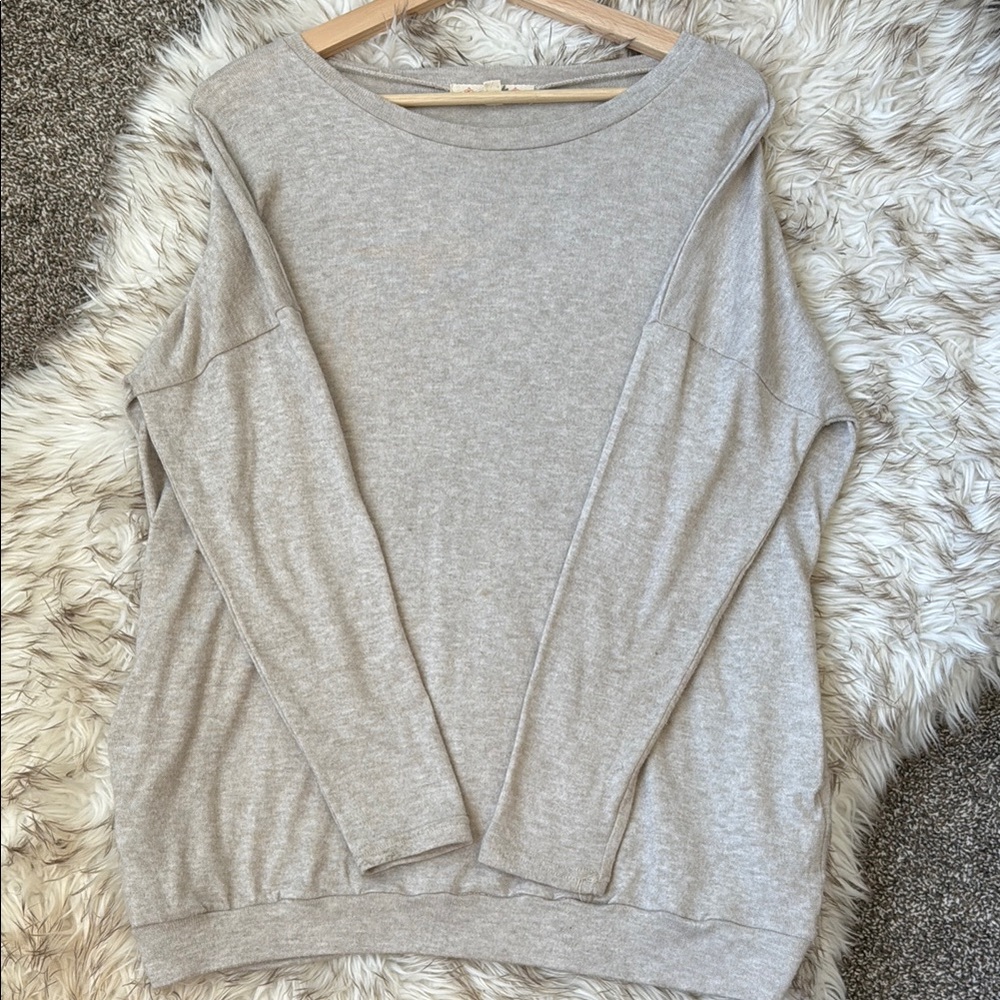 Boutique Cozy Long Sleeve Sweater with Pockets